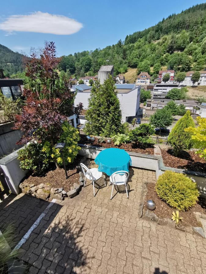 Terrassenwohnung Mit Toller Aussicht & Zentrumsnah Hornberg Exteriör bild